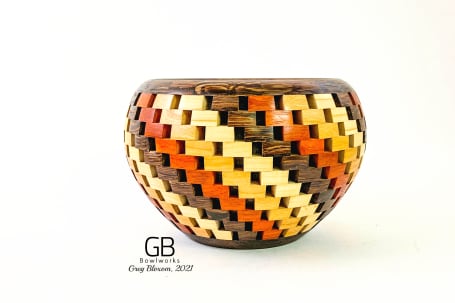 Hand turned wooden bowls